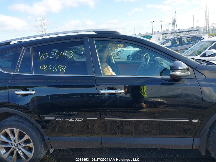 2016 Toyota Rav4 Limited VIN: 2T3DFREV3GW485698 Lot: 12035453