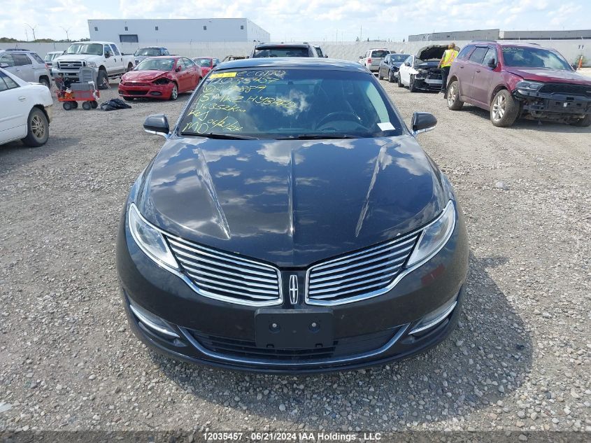 2015 Lincoln Mkz Hybrid VIN: 3LN6L2LU0FR619889 Lot: 12035457