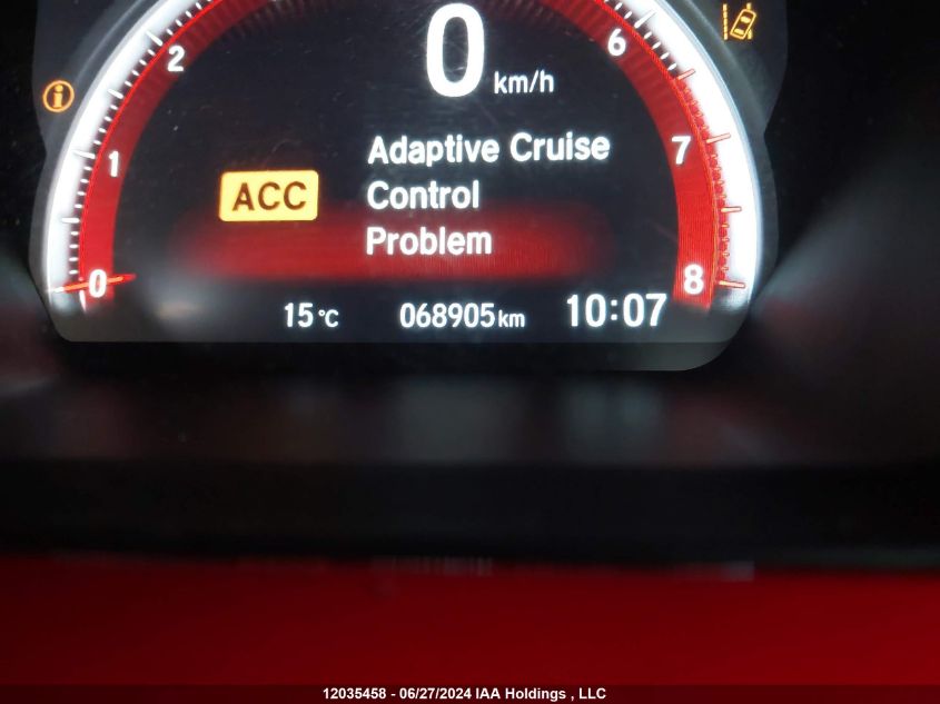 2019 Honda Civic Sport VIN: SHHFK7G4XKU302954 Lot: 12035458