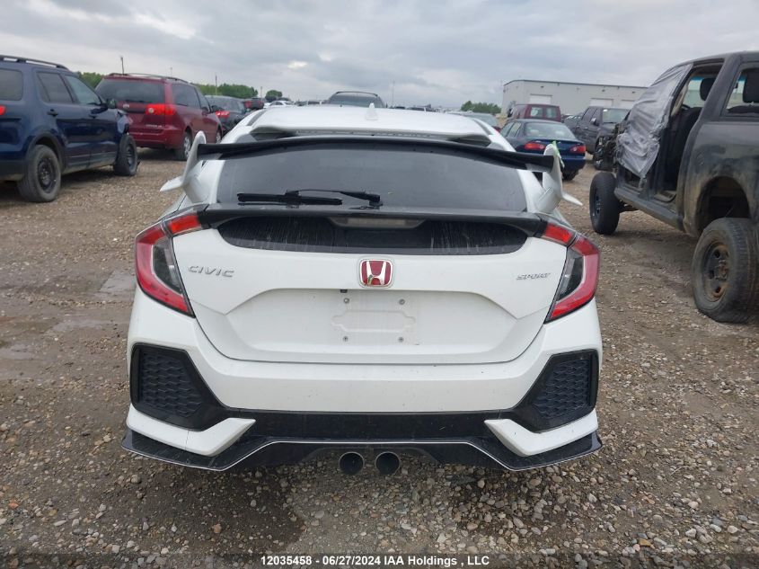 2019 Honda Civic Sport VIN: SHHFK7G4XKU302954 Lot: 12035458
