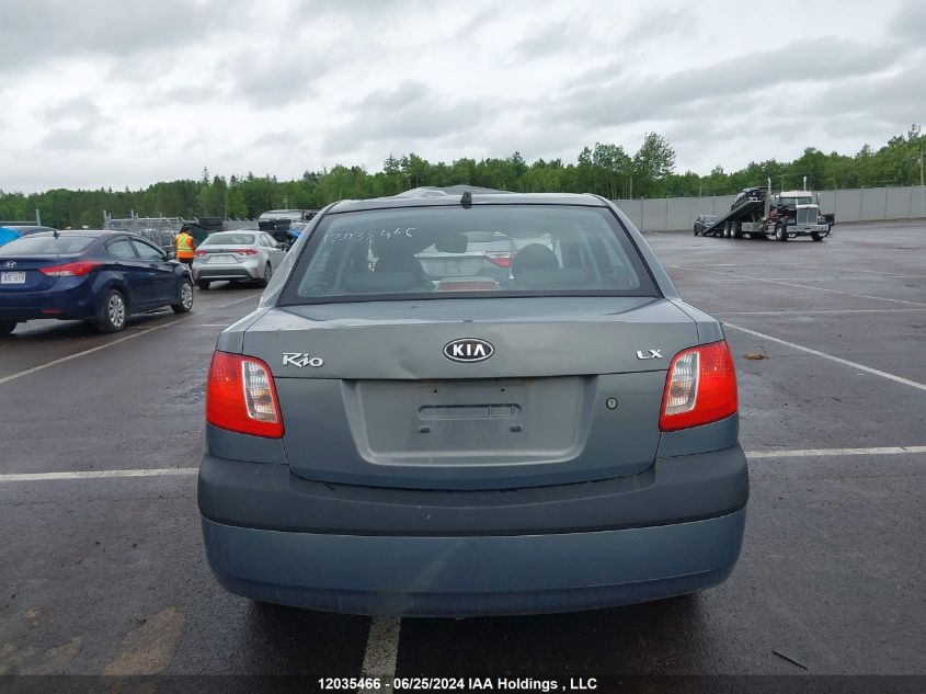 2006 Kia Rio VIN: KNADE123266045251 Lot: 12035466