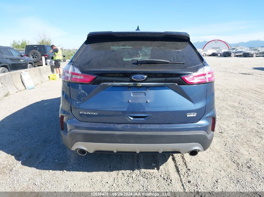 2019 Ford Edge Sel VIN: 2FMPK4J93KBB82402 Lot: 12035470