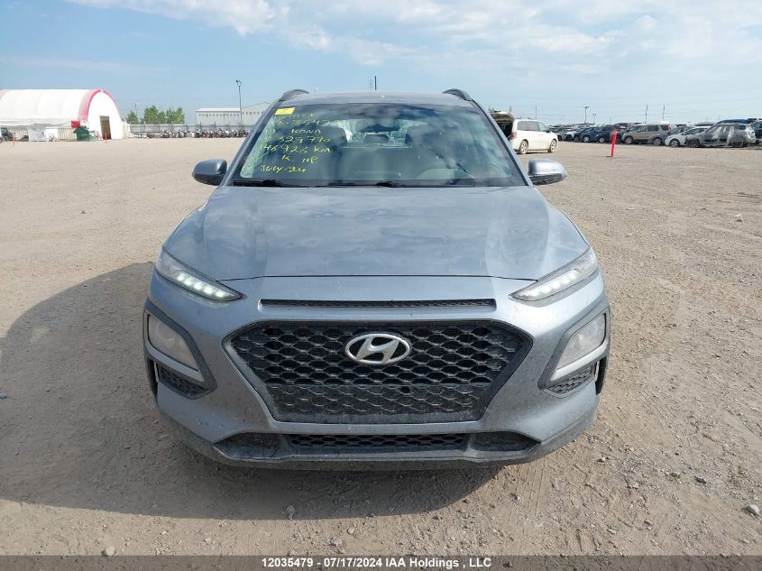 2019 Hyundai Kona Se VIN: KM8K1CAA7KU329770 Lot: 12035479