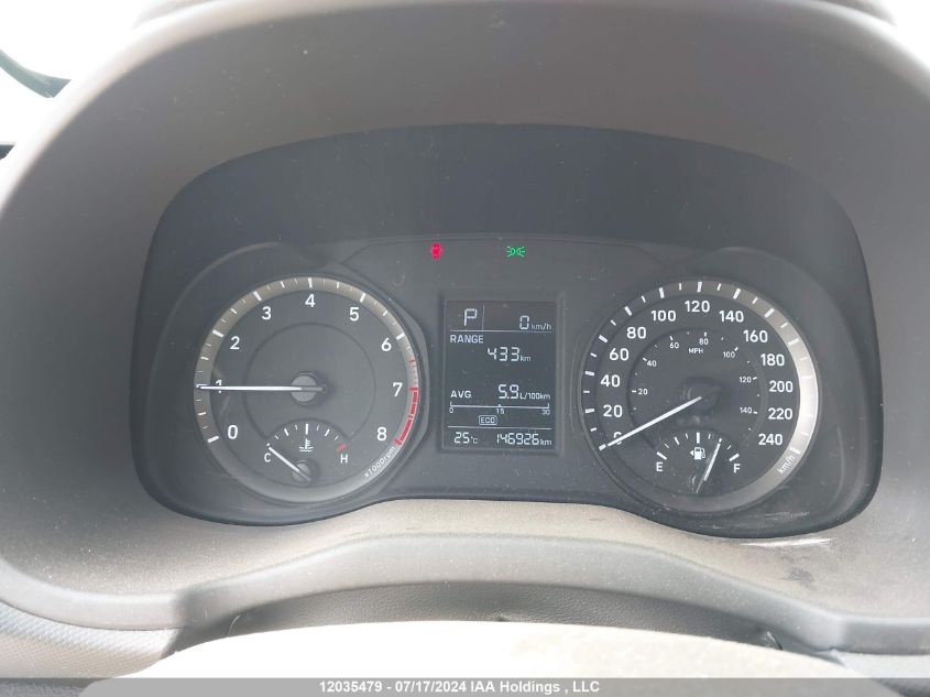 2019 Hyundai Kona Se VIN: KM8K1CAA7KU329770 Lot: 12035479