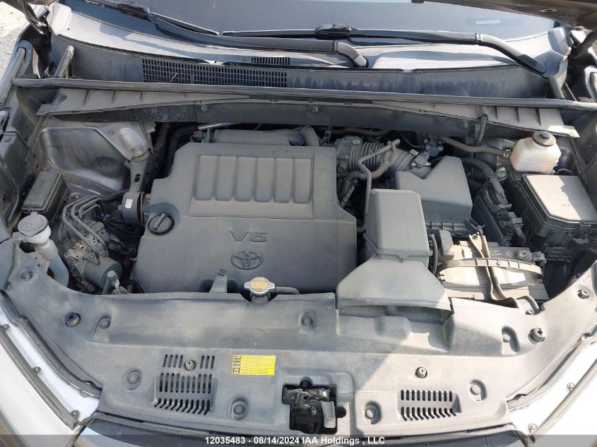 2014 Toyota Highlander Xle VIN: 5TDJKRFH2ES022411 Lot: 12035483