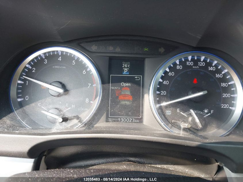 2014 Toyota Highlander Xle VIN: 5TDJKRFH2ES022411 Lot: 12035483