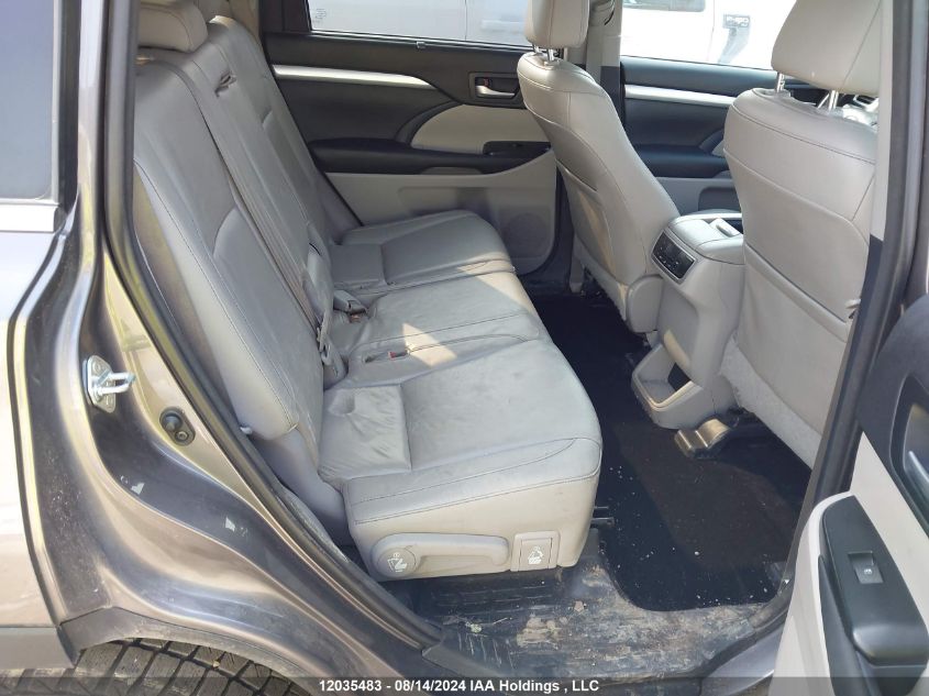 2014 Toyota Highlander Xle VIN: 5TDJKRFH2ES022411 Lot: 12035483