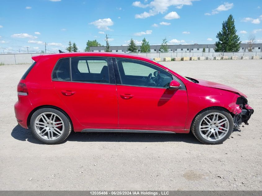 2011 Volkswagen Golf Gti VIN: WVWGV7AJXBW105595 Lot: 12035486