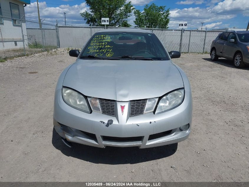 2004 Pontiac Sunfire VIN: 3G2JB52F34S150247 Lot: 12035489