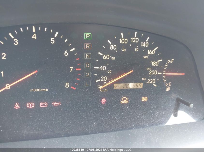 1997 Lexus Es 300 VIN: JT8BF22G5V0058091 Lot: 12035510