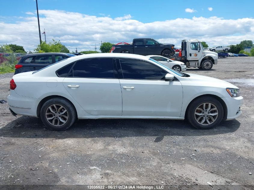 2018 Volkswagen Passat S/R-Line VIN: 1VWAA7A37JC016938 Lot: 12035522