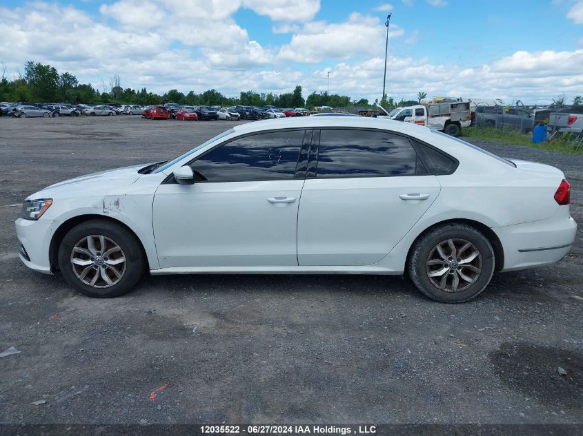 2018 Volkswagen Passat S/R-Line VIN: 1VWAA7A37JC016938 Lot: 12035522