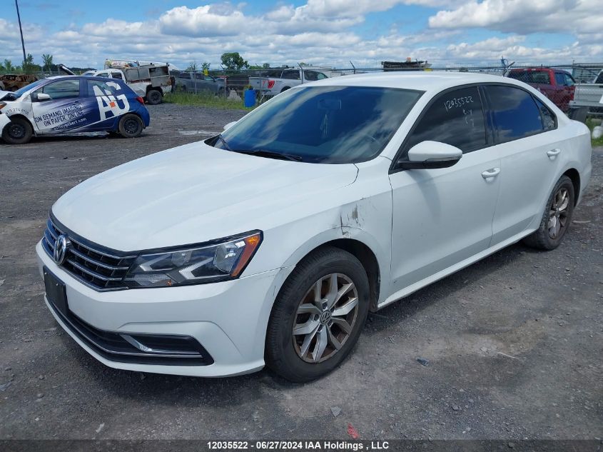 2018 Volkswagen Passat S/R-Line VIN: 1VWAA7A37JC016938 Lot: 12035522