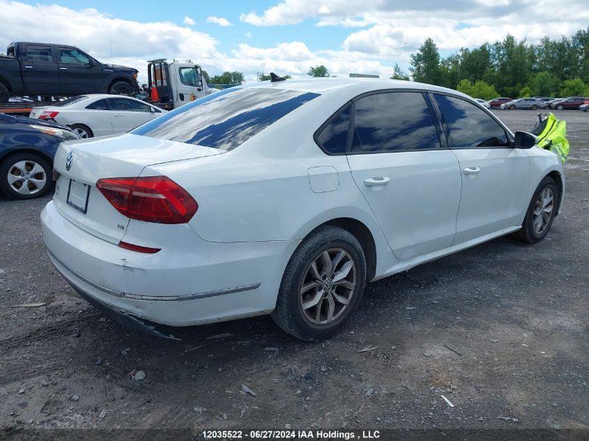 2018 Volkswagen Passat S/R-Line VIN: 1VWAA7A37JC016938 Lot: 12035522