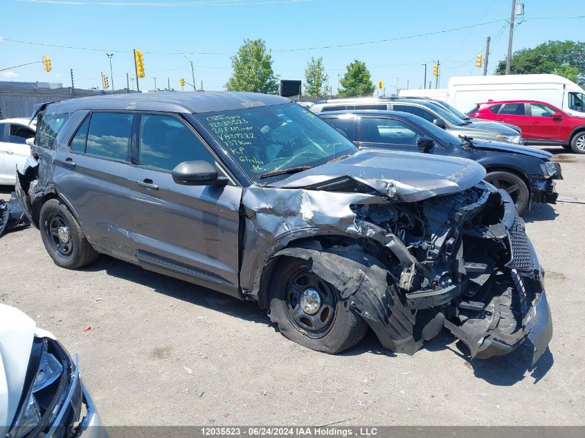 2020 Ford Explorer Police Interceptor VIN: 1FM5K8AB2LGB37222 Lot: 12035523