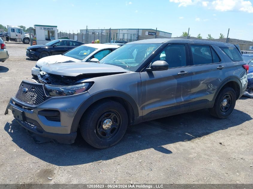 2020 Ford Explorer Police Interceptor VIN: 1FM5K8AB2LGB37222 Lot: 12035523