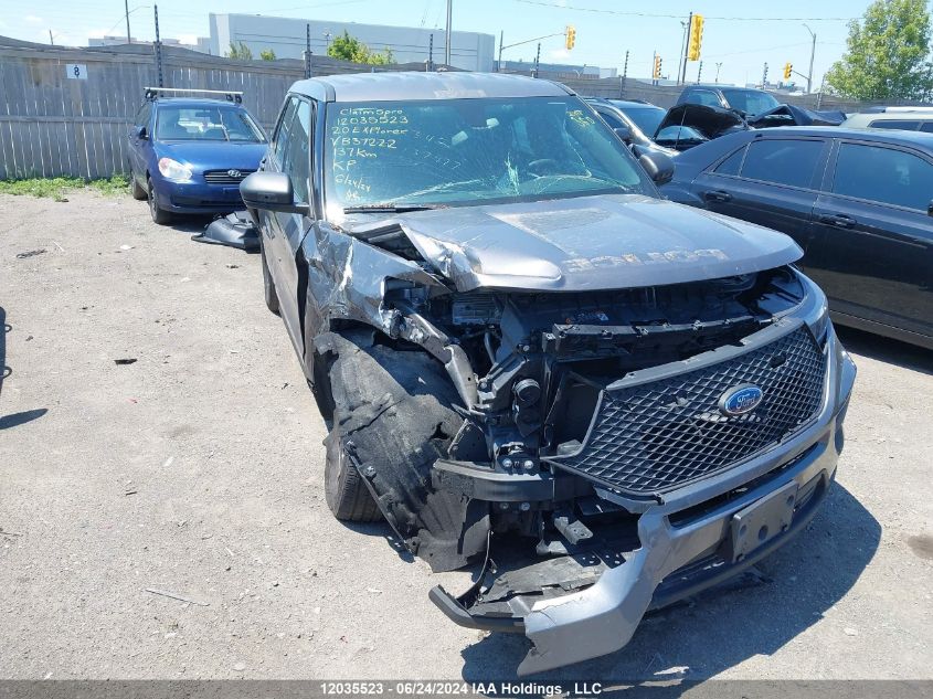 2020 Ford Explorer Police Interceptor VIN: 1FM5K8AB2LGB37222 Lot: 12035523