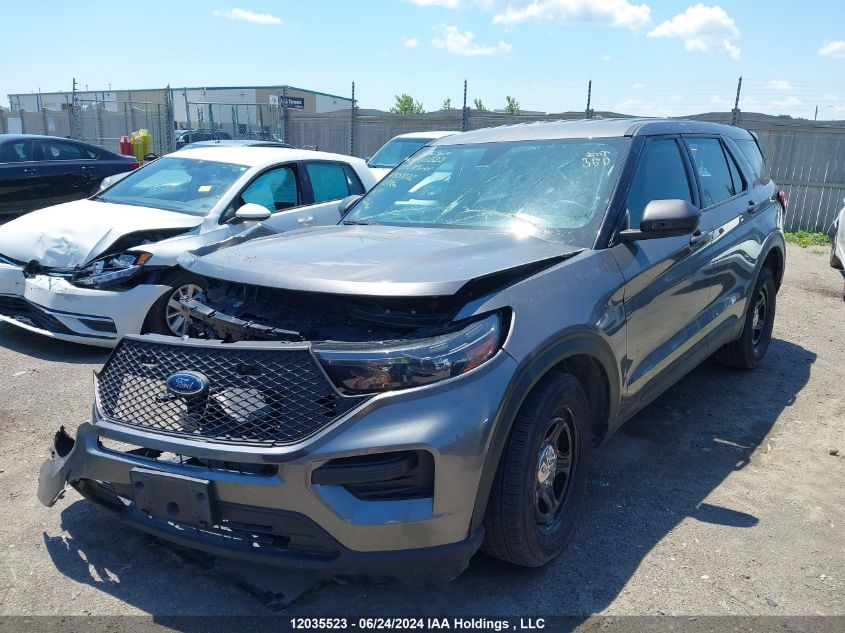 2020 Ford Explorer Police Interceptor VIN: 1FM5K8AB2LGB37222 Lot: 12035523