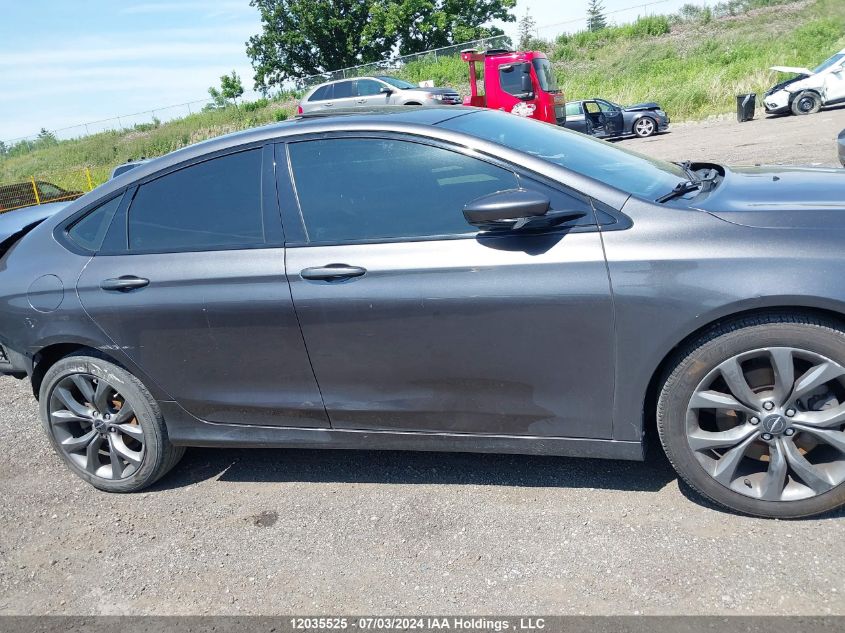 2015 Chrysler 200 S VIN: 1C3CCCBG2FN707343 Lot: 12035525