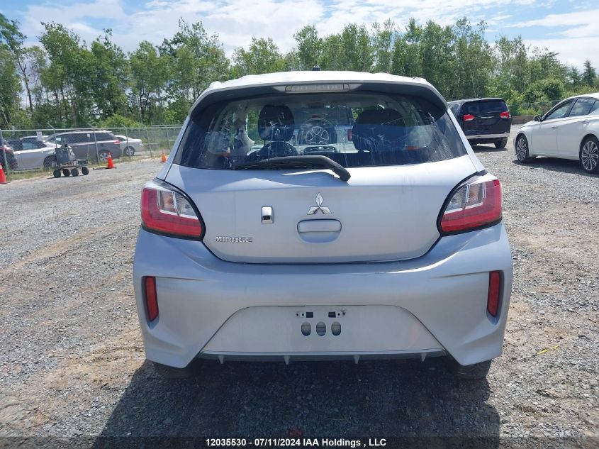 2022 Mitsubishi Mirage Es/Le VIN: ML32AUHJ9NH004294 Lot: 12035530