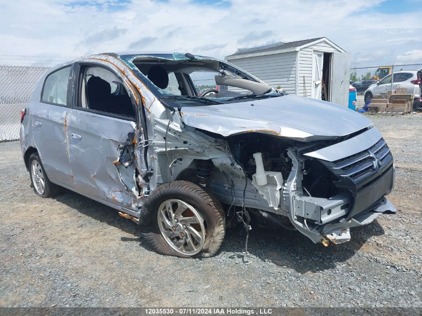 2022 Mitsubishi Mirage Es/Le VIN: ML32AUHJ9NH004294 Lot: 12035530