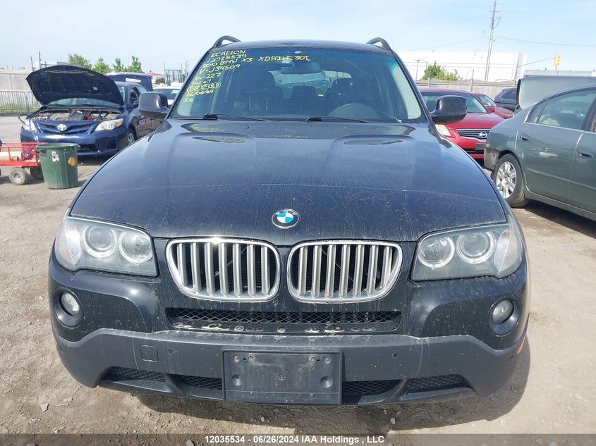 2010 BMW X3 xDrive30I VIN: WBXPC9C41AWJ34509 Lot: 12035534