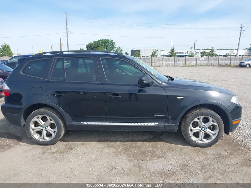 2010 BMW X3 xDrive30I VIN: WBXPC9C41AWJ34509 Lot: 12035534