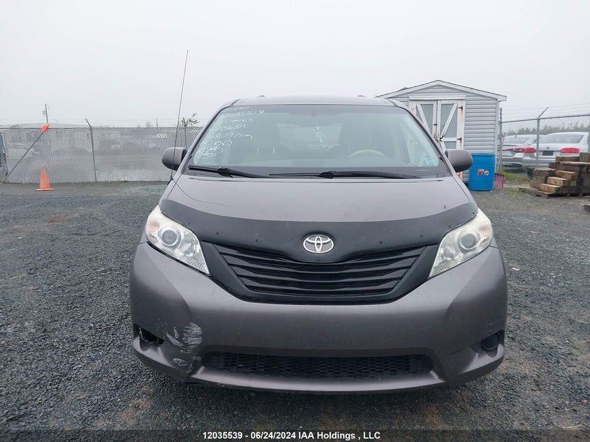 2012 Toyota Sienna V6 7 Passenger VIN: 5TDZK3DC8CS236811 Lot: 12035539