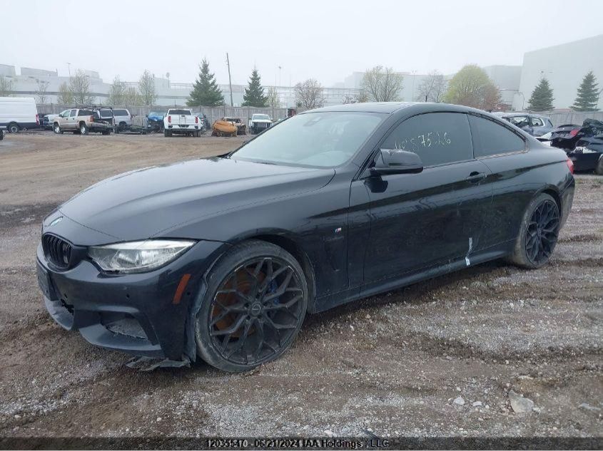 2014 BMW 4 Series VIN: WBA3R5C59EK186105 Lot: 12035547