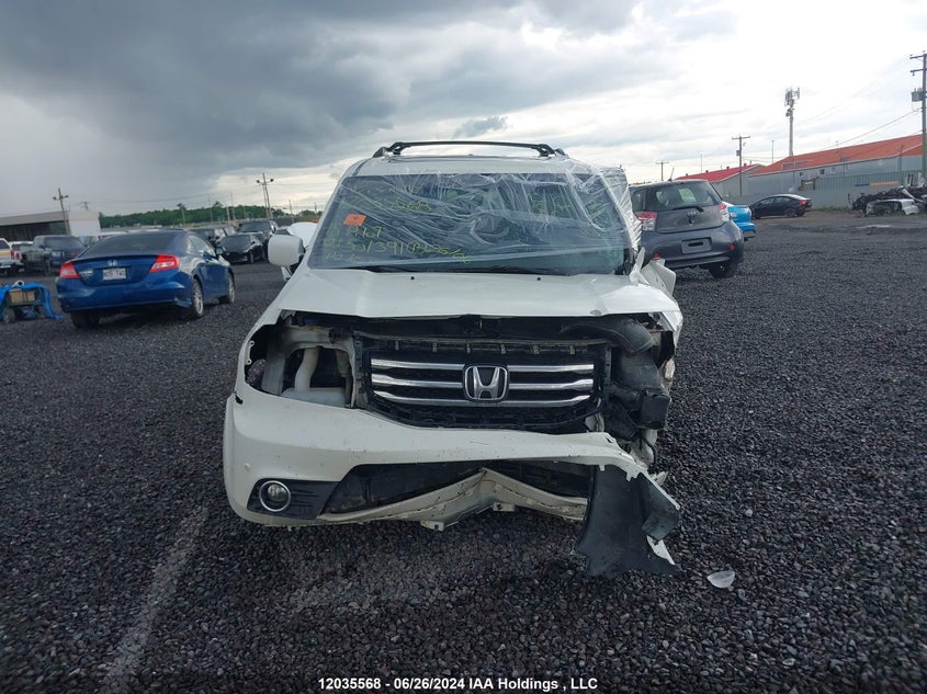 2015 Honda Pilot Touring VIN: 5FNYF4H95FB501391 Lot: 12035568