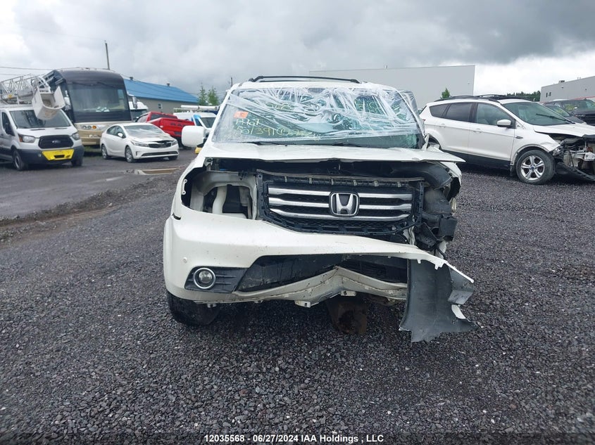 2015 Honda Pilot Touring VIN: 5FNYF4H95FB501391 Lot: 12035568