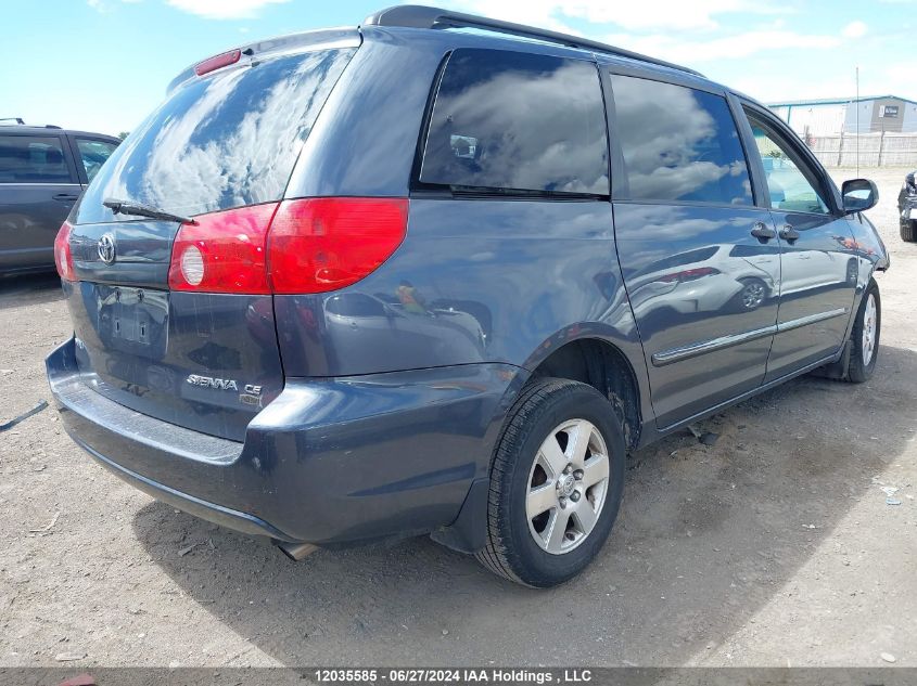 2010 Toyota Sienna Ce 7 Passenger/Ce 8 Passenger VIN: 5TDZK4CCXAS293161 Lot: 12035585