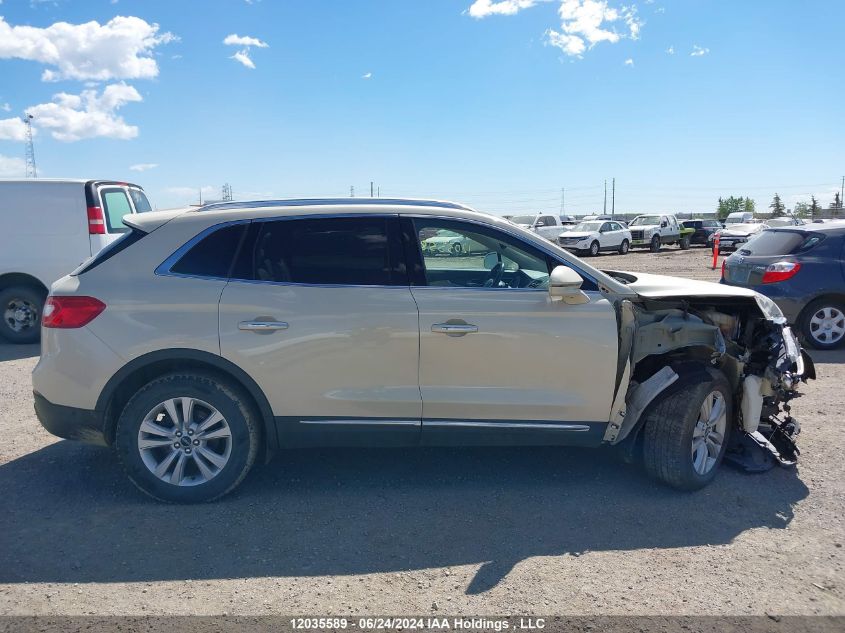 2016 Lincoln Mkx Reserve VIN: 2LMTJ8LP7GBL87382 Lot: 12035589