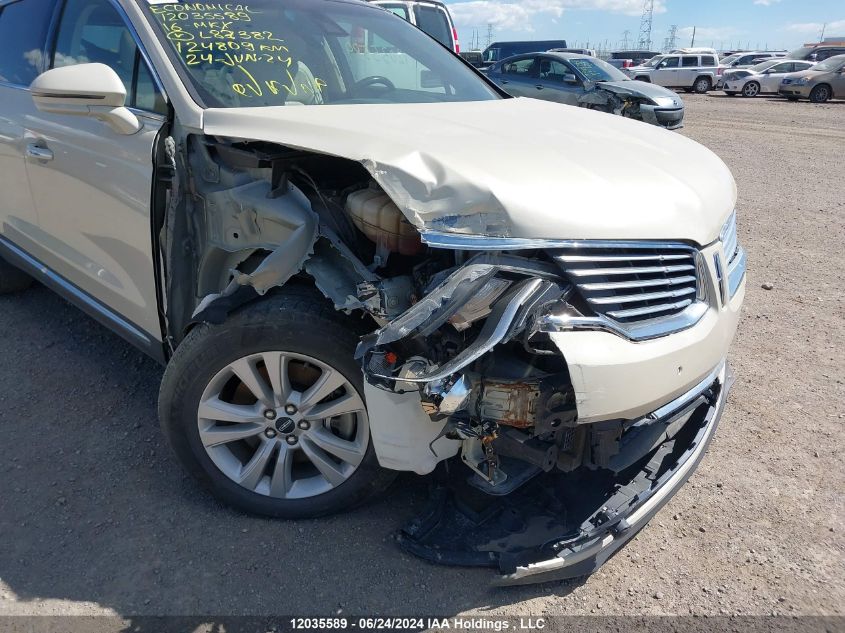 2016 Lincoln Mkx Reserve VIN: 2LMTJ8LP7GBL87382 Lot: 12035589