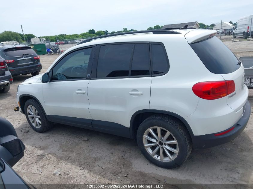 2017 Volkswagen Tiguan VIN: WVGNV7AX6HW504083 Lot: 12035592