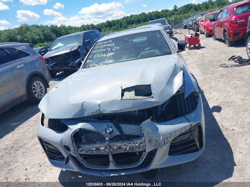 2023 BMW 4 Series VIN: WBA13AR05PCL55627 Lot: 12035603