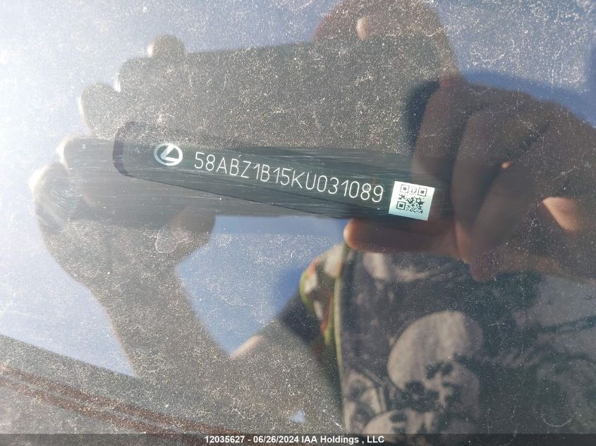 2019 Lexus Es 350 350 VIN: 58ABZ1B15KU031089 Lot: 12035627