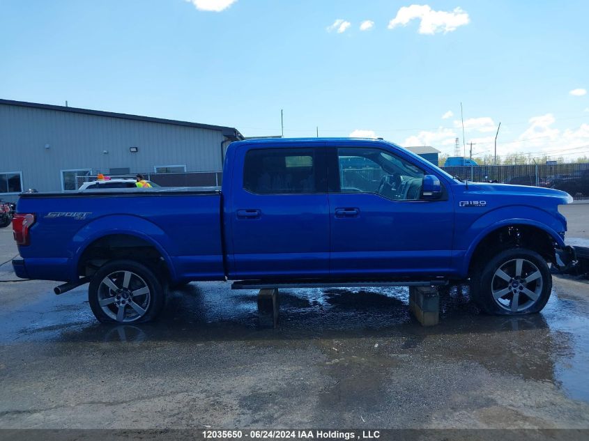 2017 Ford F150 Supercrew VIN: 1FTFW1EF2HFC65992 Lot: 12035650
