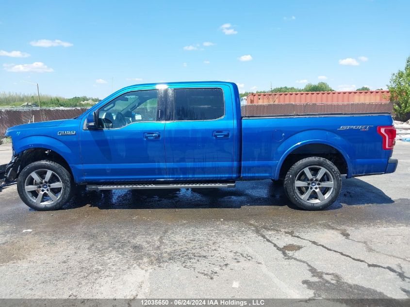 2017 Ford F150 Supercrew VIN: 1FTFW1EF2HFC65992 Lot: 12035650