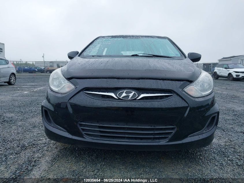 2014 Hyundai Accent Gl VIN: KMHCT5AE5EU167848 Lot: 12035654