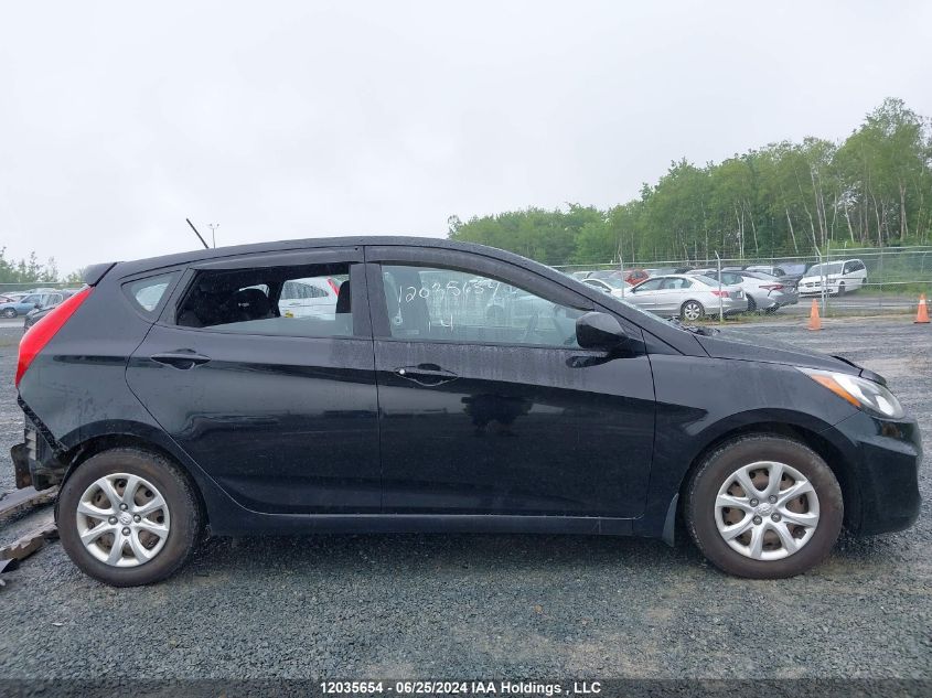 2014 Hyundai Accent Gl VIN: KMHCT5AE5EU167848 Lot: 12035654