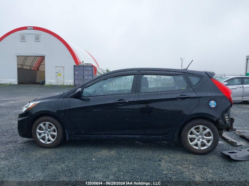 2014 Hyundai Accent Gl VIN: KMHCT5AE5EU167848 Lot: 12035654