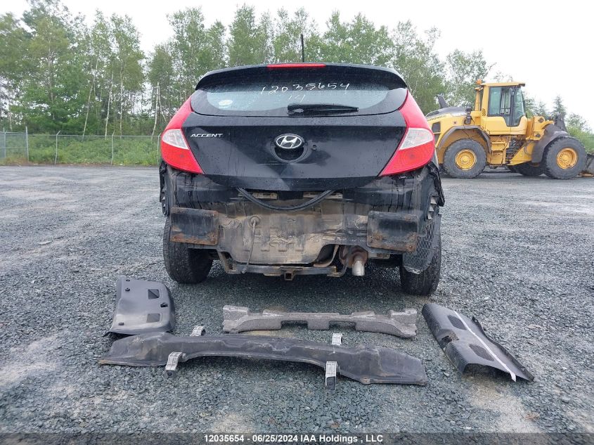 2014 Hyundai Accent Gl VIN: KMHCT5AE5EU167848 Lot: 12035654