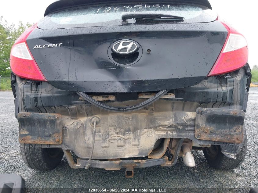 2014 Hyundai Accent Gl VIN: KMHCT5AE5EU167848 Lot: 12035654