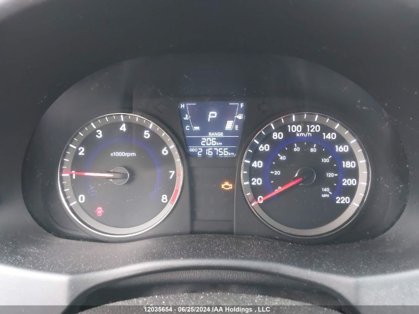 2014 Hyundai Accent Gl VIN: KMHCT5AE5EU167848 Lot: 12035654