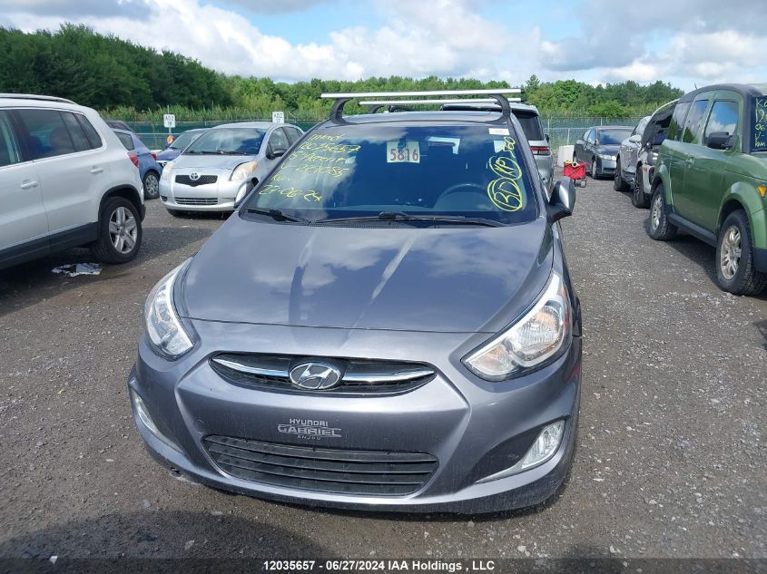 2015 Hyundai Accent VIN: KMHCT5AE3FU229085 Lot: 12035657