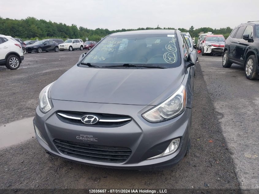 2015 Hyundai Accent VIN: KMHCT5AE3FU229085 Lot: 12035657
