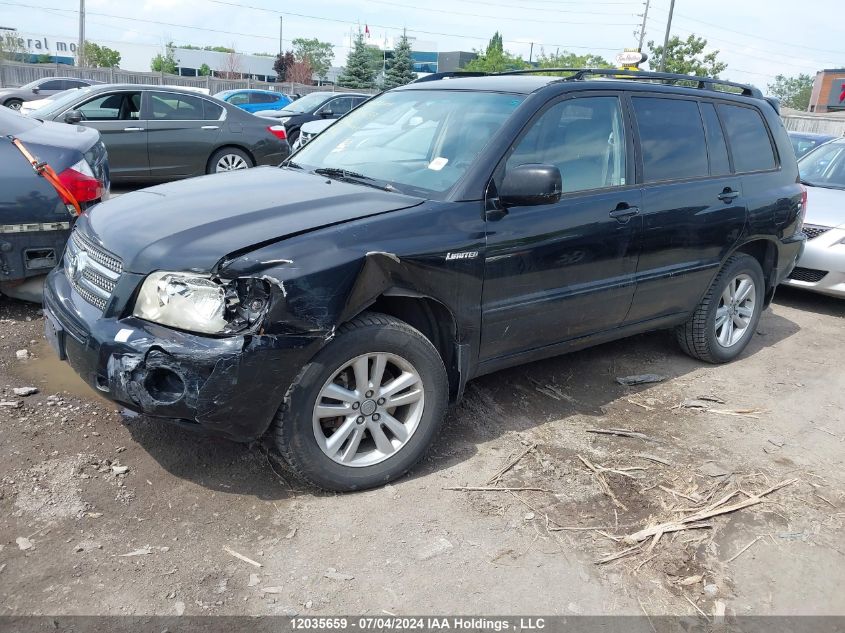 2006 Toyota Highlander Hybrid Hybrid VIN: JTEDW21A260007166 Lot: 12035659