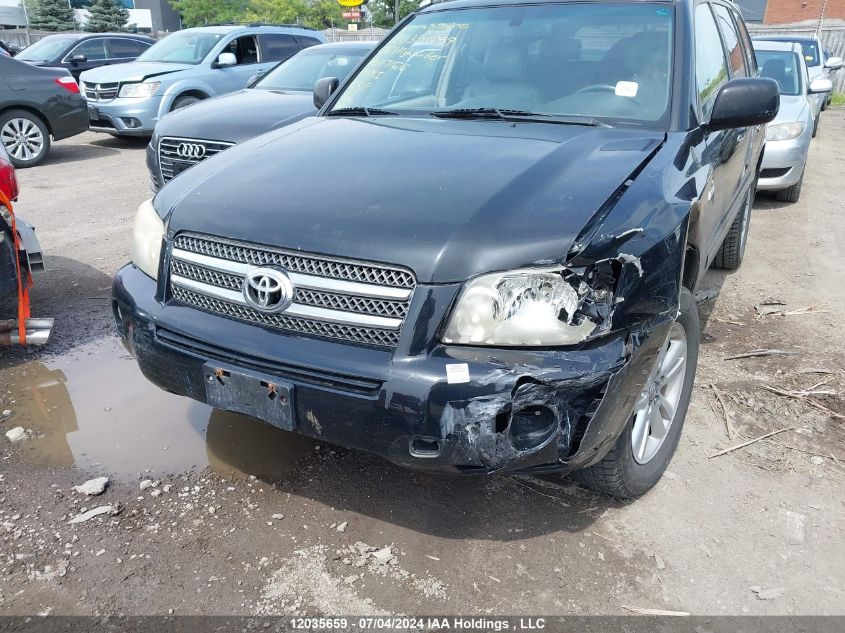 2006 Toyota Highlander Hybrid Hybrid VIN: JTEDW21A260007166 Lot: 12035659