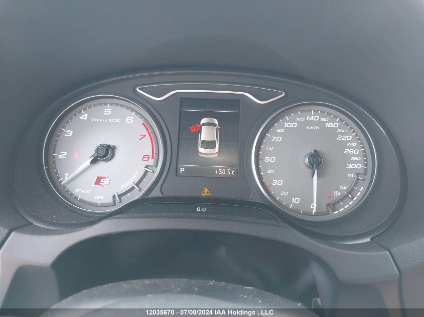 2017 Audi S3 VIN: WAUB1GFF5H1065469 Lot: 12035670